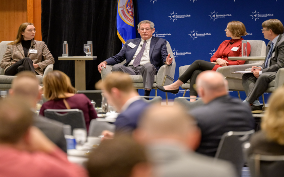 Dr. Jim Bowyer addressed the Minnesota Economic Club 